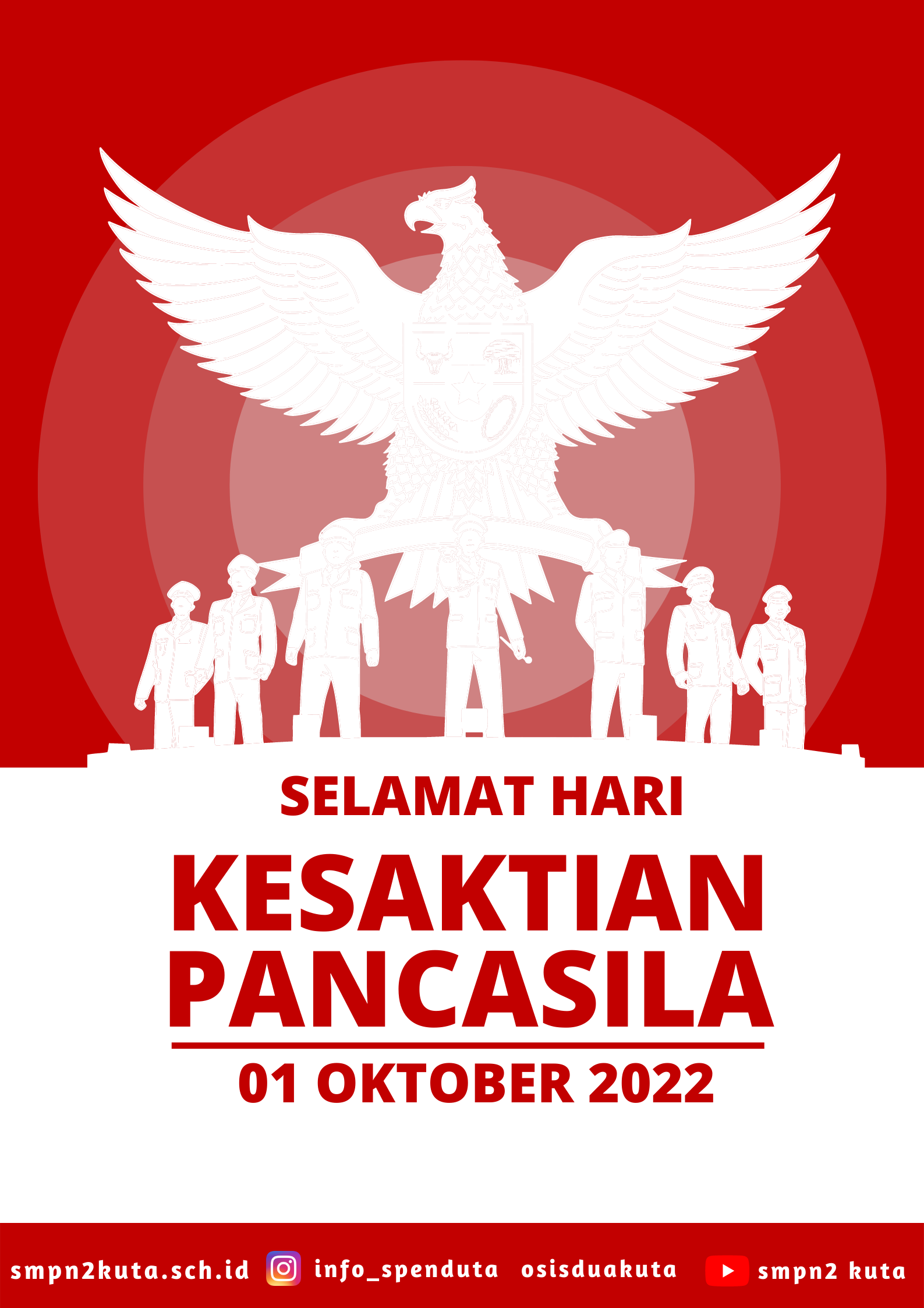 SELAMAT HARI KESAKTIAN PANCASILA 2022 – SMP NEGERI 2 KUTA